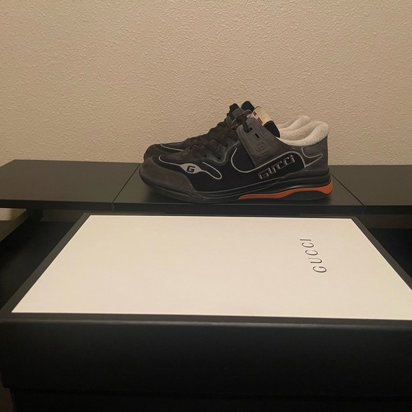 Authentic Gucci Men's Ultra Pace Sneakers Sz 10 Us - Picture 6 of 6